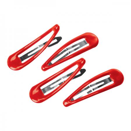 Unicol Click Clack Red Hair Clips